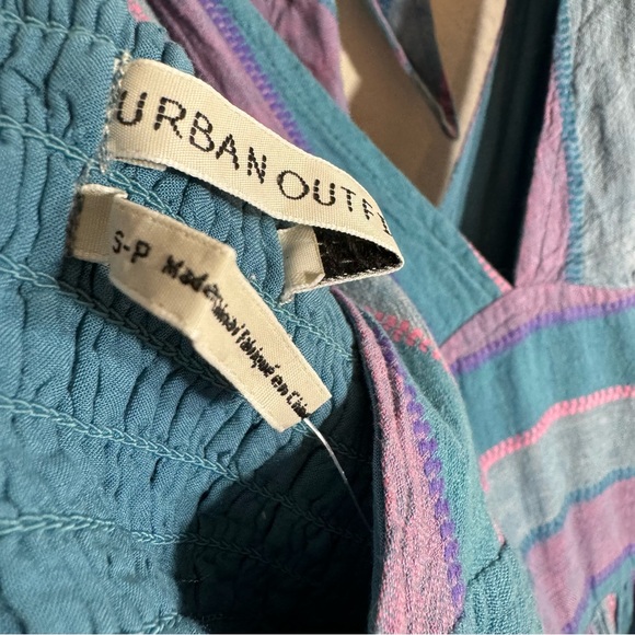 NWT UO Betsey Linen Halter Midi Dress - Picture 4 of 16